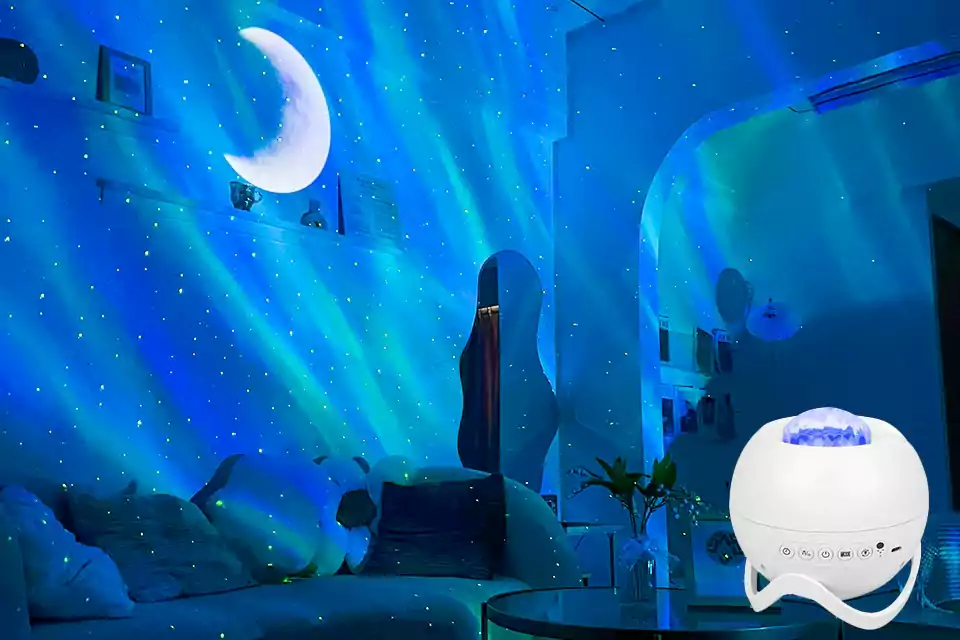 multi effect aurora projector