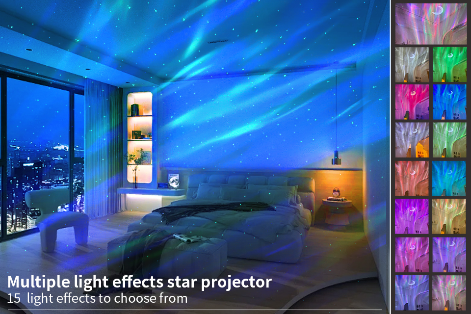 dynamic aurora projector