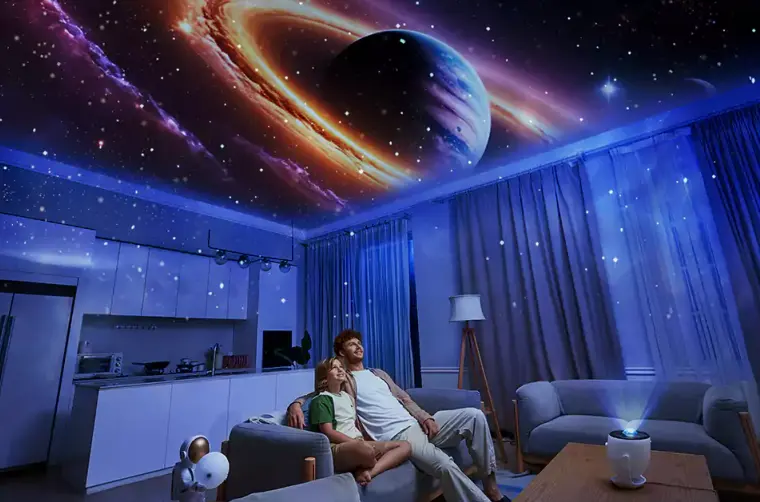 HD Nebula Star Projector Light
